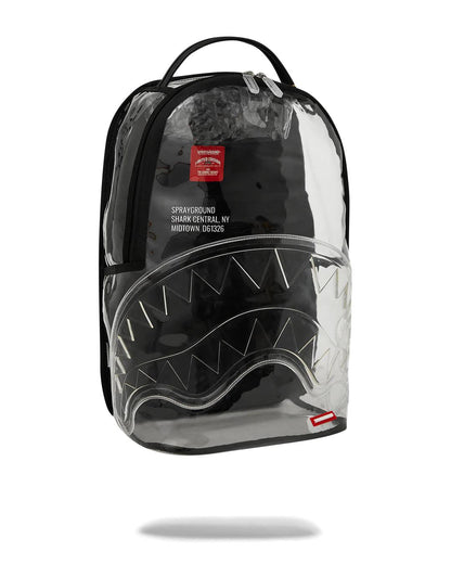 Sprayground Popular | CLEAR BACKPACK - SHARK CENTRAL