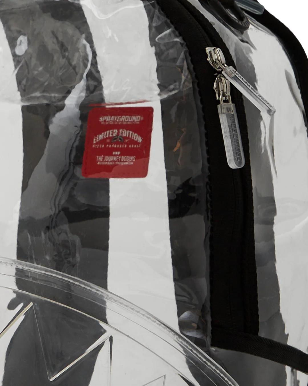 Sprayground Trending | 100% CLEAR BACKPACK - SHARK CENTRAL