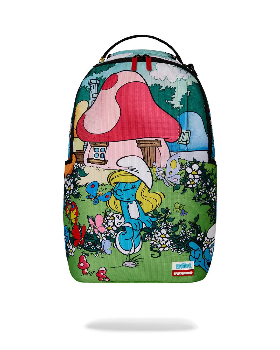 Sprayground Essential | SMURFS IN THE GARDEN BACKPACK