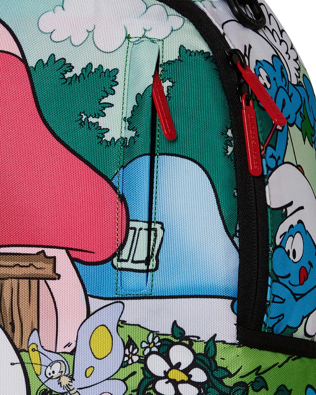 Sprayground Essential | SMURFS IN THE GARDEN BACKPACK