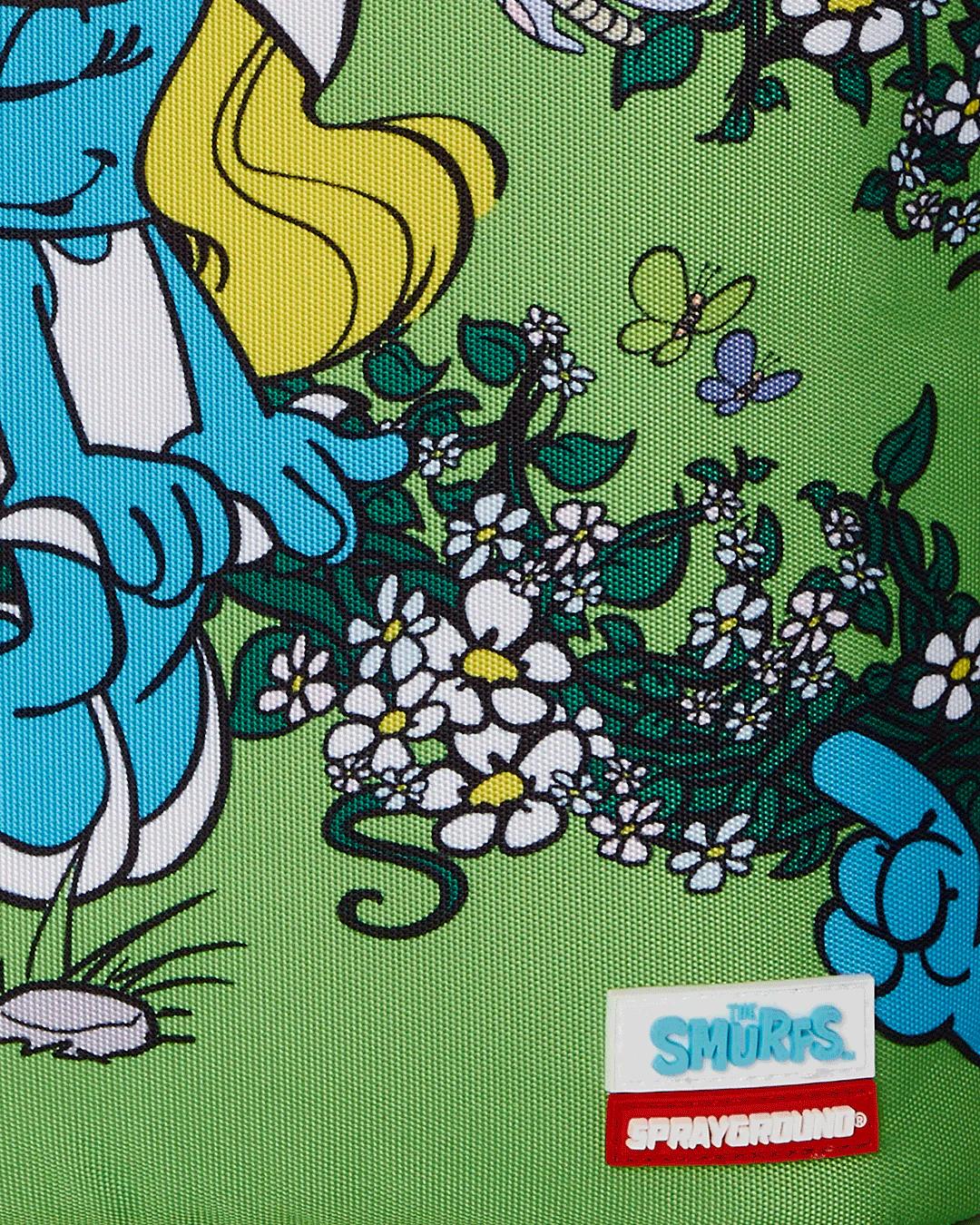 Sprayground Essential | SMURFS IN THE GARDEN BACKPACK