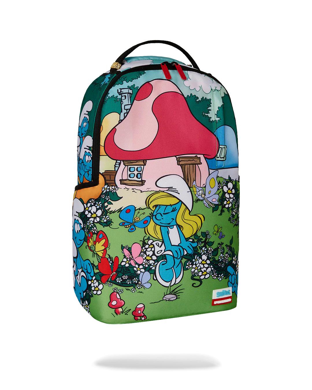 Sprayground Essential | SMURFS IN THE GARDEN BACKPACK
