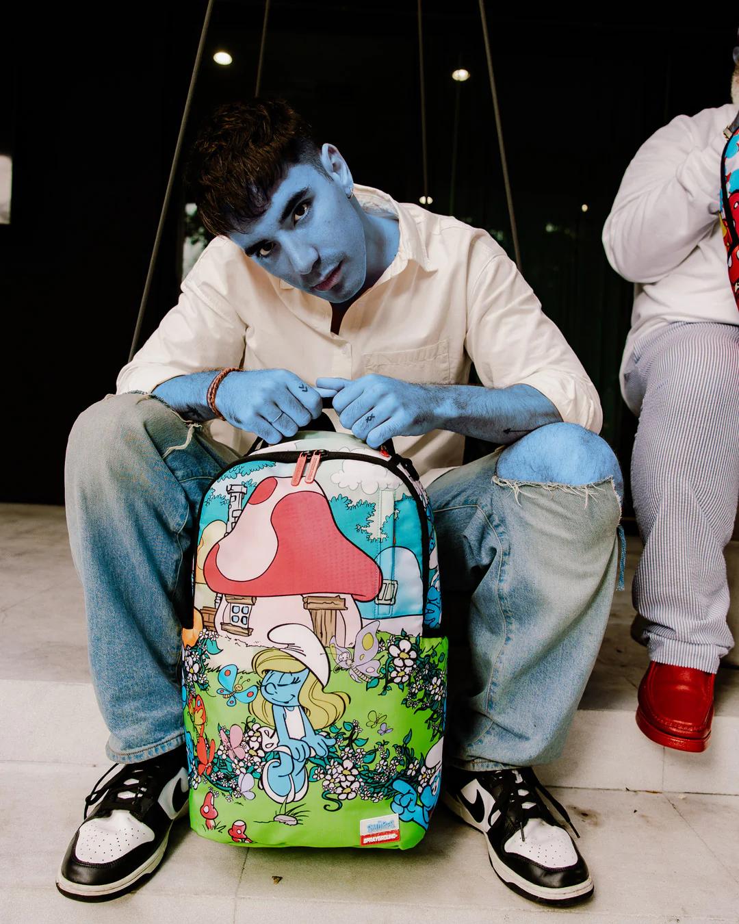 Sprayground Essential | SMURFS IN THE GARDEN BACKPACK