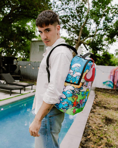 Sprayground Essential | SMURFS IN THE GARDEN BACKPACK
