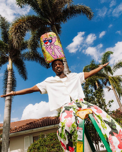 Sprayground Trending | PINK PANTHER DIAMOND SHADES BACKPACK