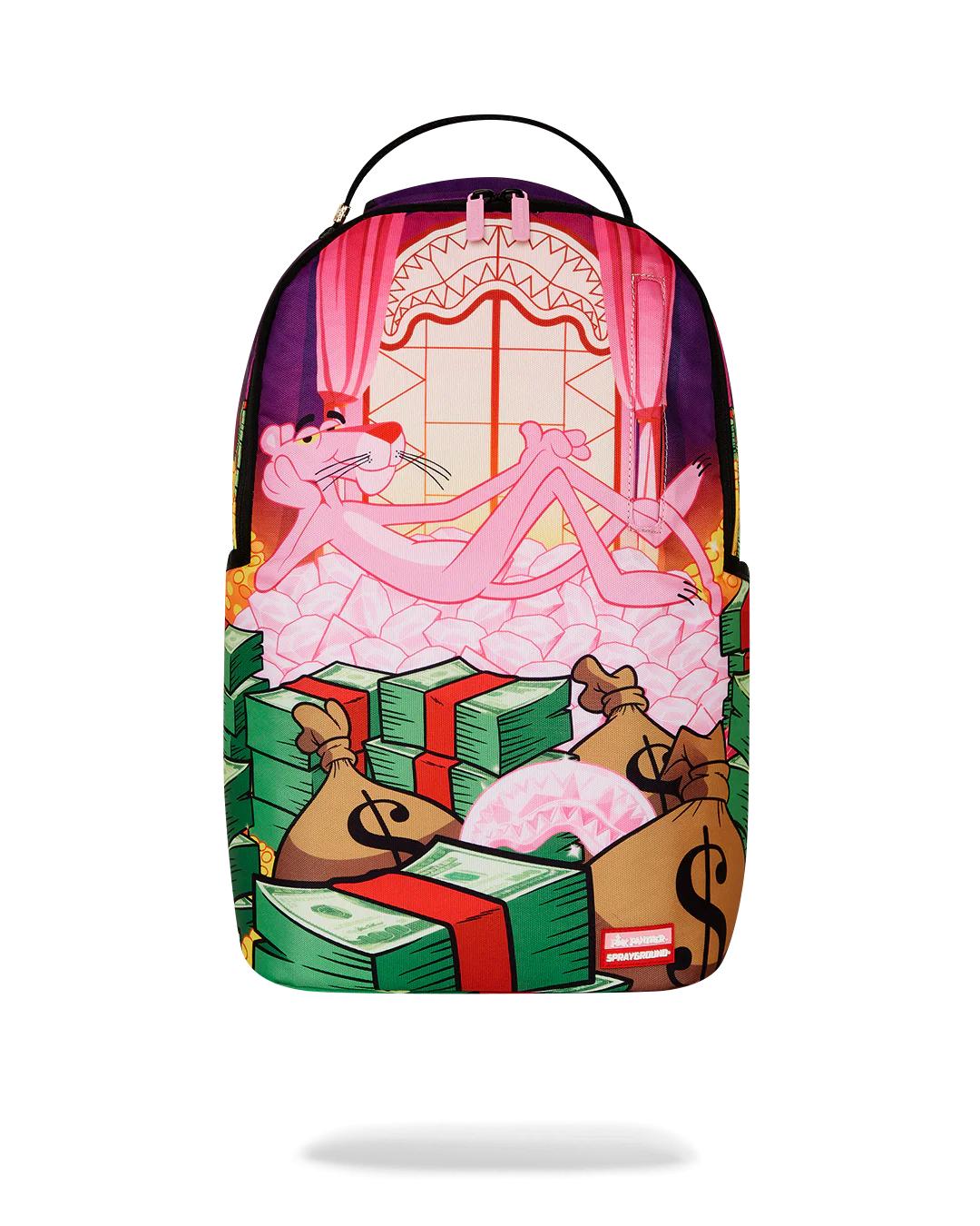 Sprayground Exclusive | PINK PANTHER FORTRESS OF MONEY-TUDE BACKPACK