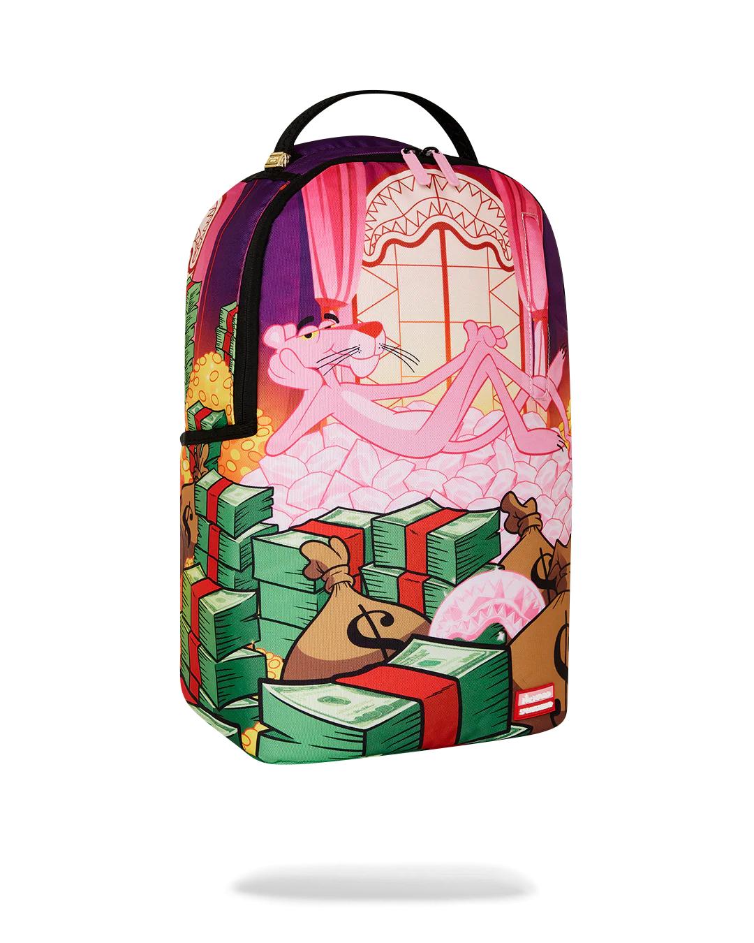 Sprayground Exclusive | PINK PANTHER FORTRESS OF MONEY-TUDE BACKPACK