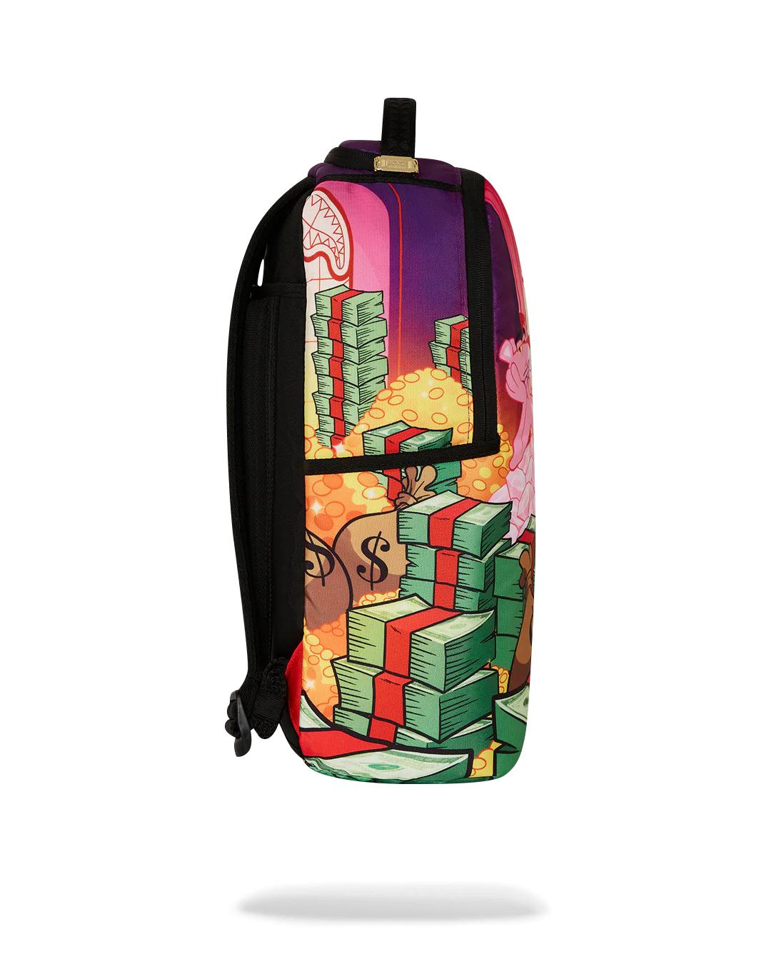 Sprayground Exclusive | PINK PANTHER FORTRESS OF MONEY-TUDE BACKPACK