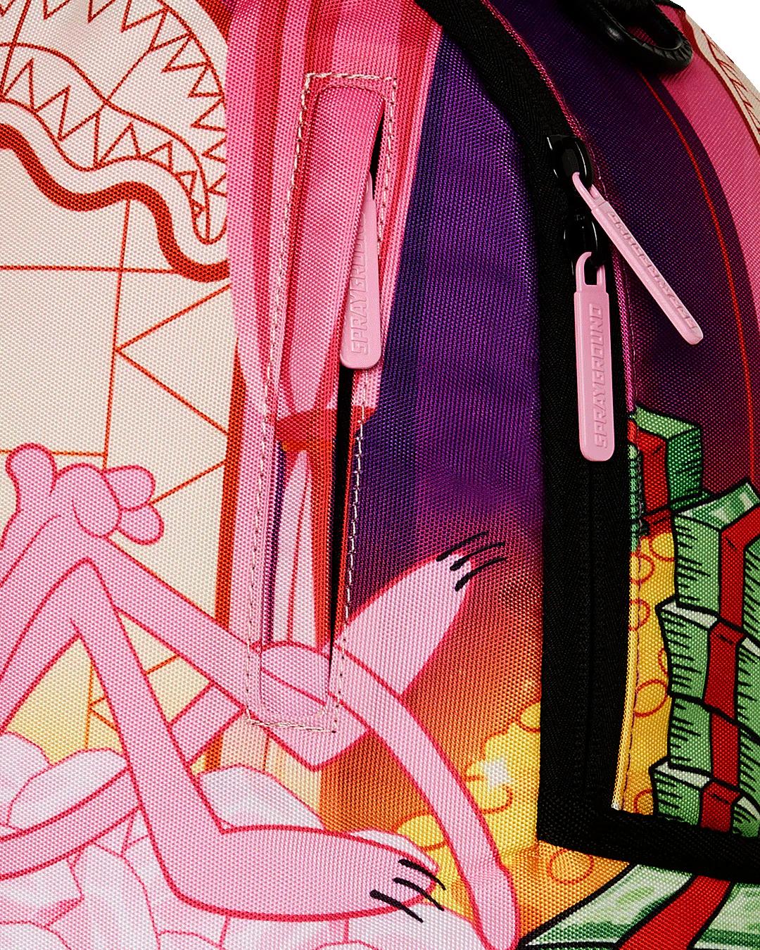 Sprayground Exclusive | PINK PANTHER FORTRESS OF MONEY-TUDE BACKPACK