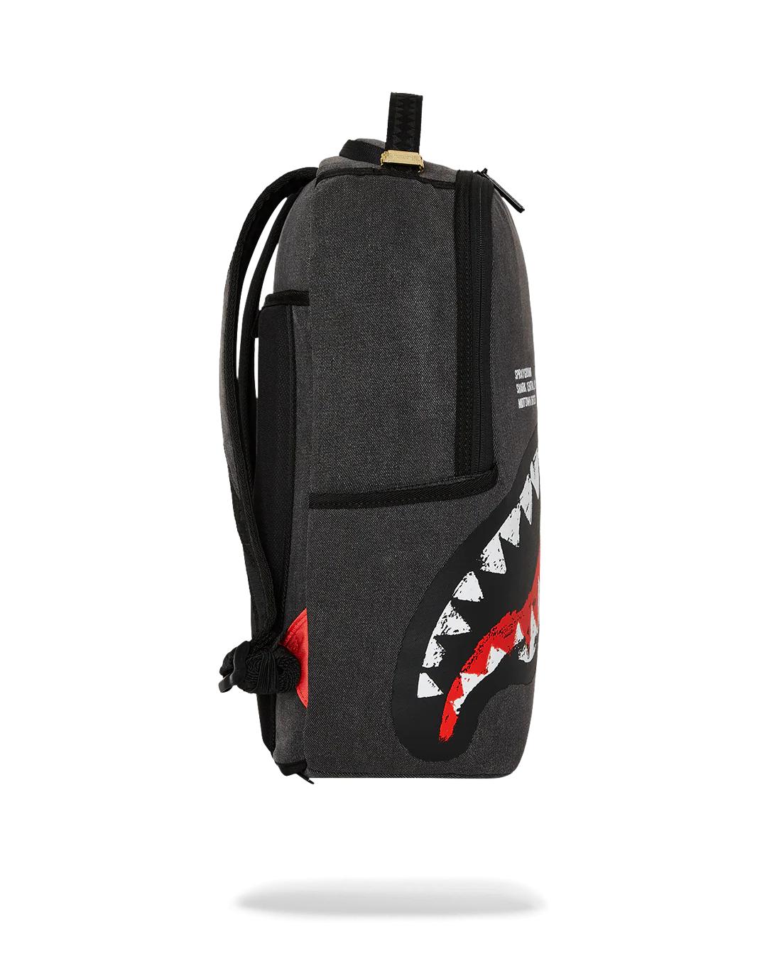 Sprayground Popular | SHARK CENTRAL DENIM VENOM BACKPACK