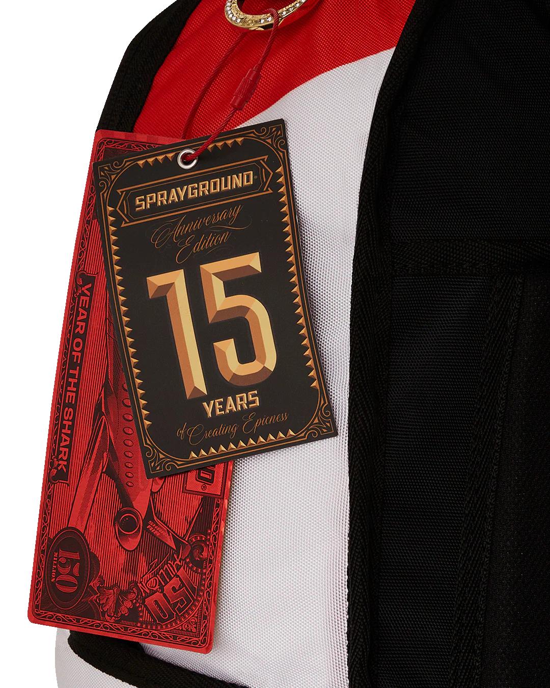 Sprayground Essential | THE SCROLL OF 15 YEARS DLXV BACKPACK (SUPER RARE)