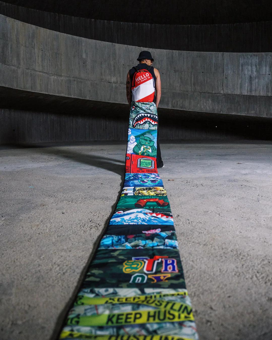 Sprayground Essential | THE SCROLL OF 15 YEARS DLXV BACKPACK (SUPER RARE)