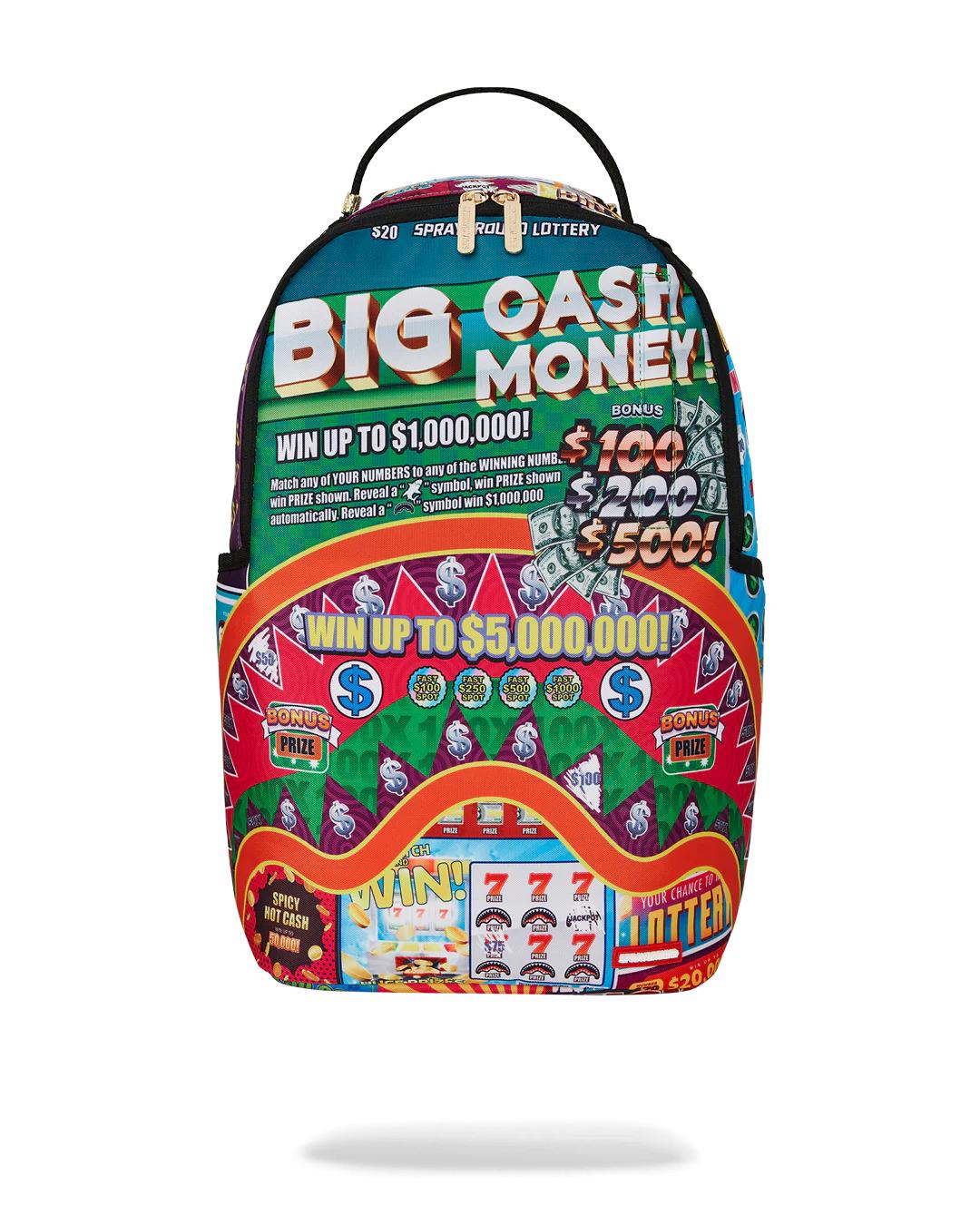 Sprayground Popular | BIG MONEY BIG MONEY BACKPACK (COMES WITH SCRATCH OFF PLAYING CARD)