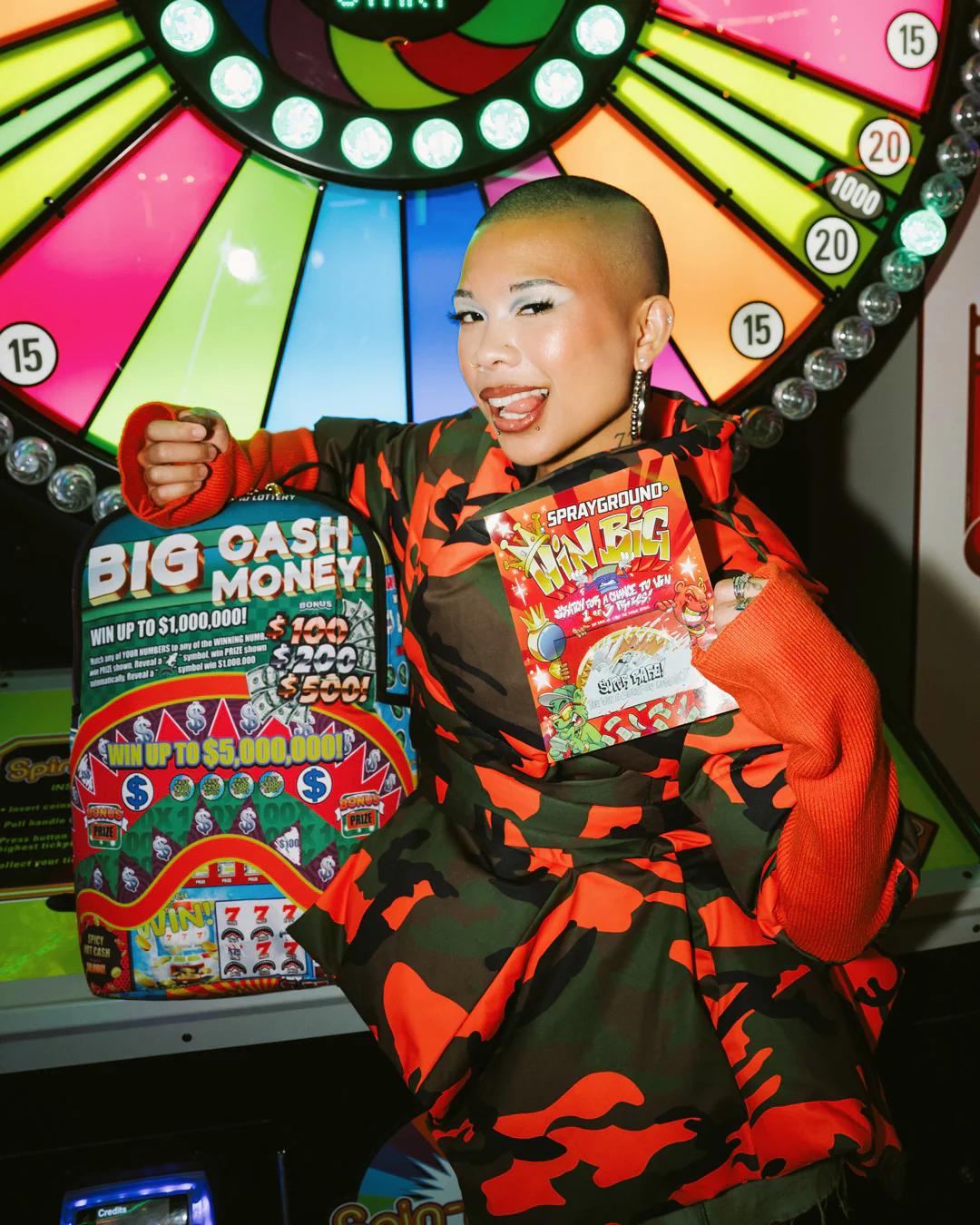 Sprayground Popular | BIG MONEY BIG MONEY BACKPACK (COMES WITH SCRATCH OFF PLAYING CARD)