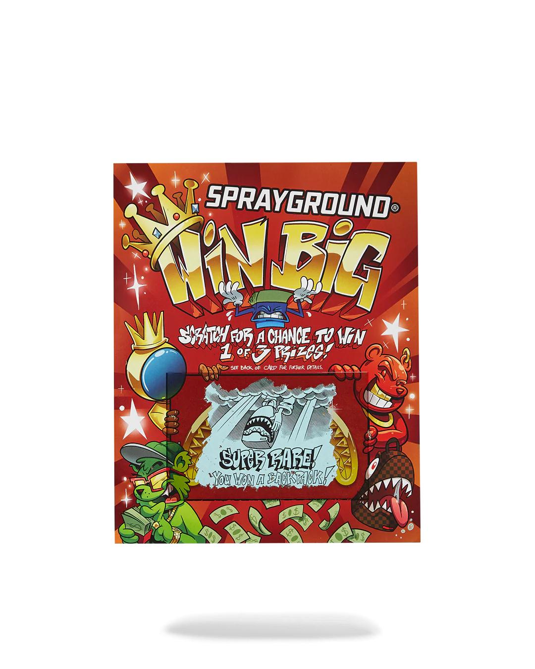 Sprayground Popular | BIG MONEY BIG MONEY BACKPACK (COMES WITH SCRATCH OFF PLAYING CARD)