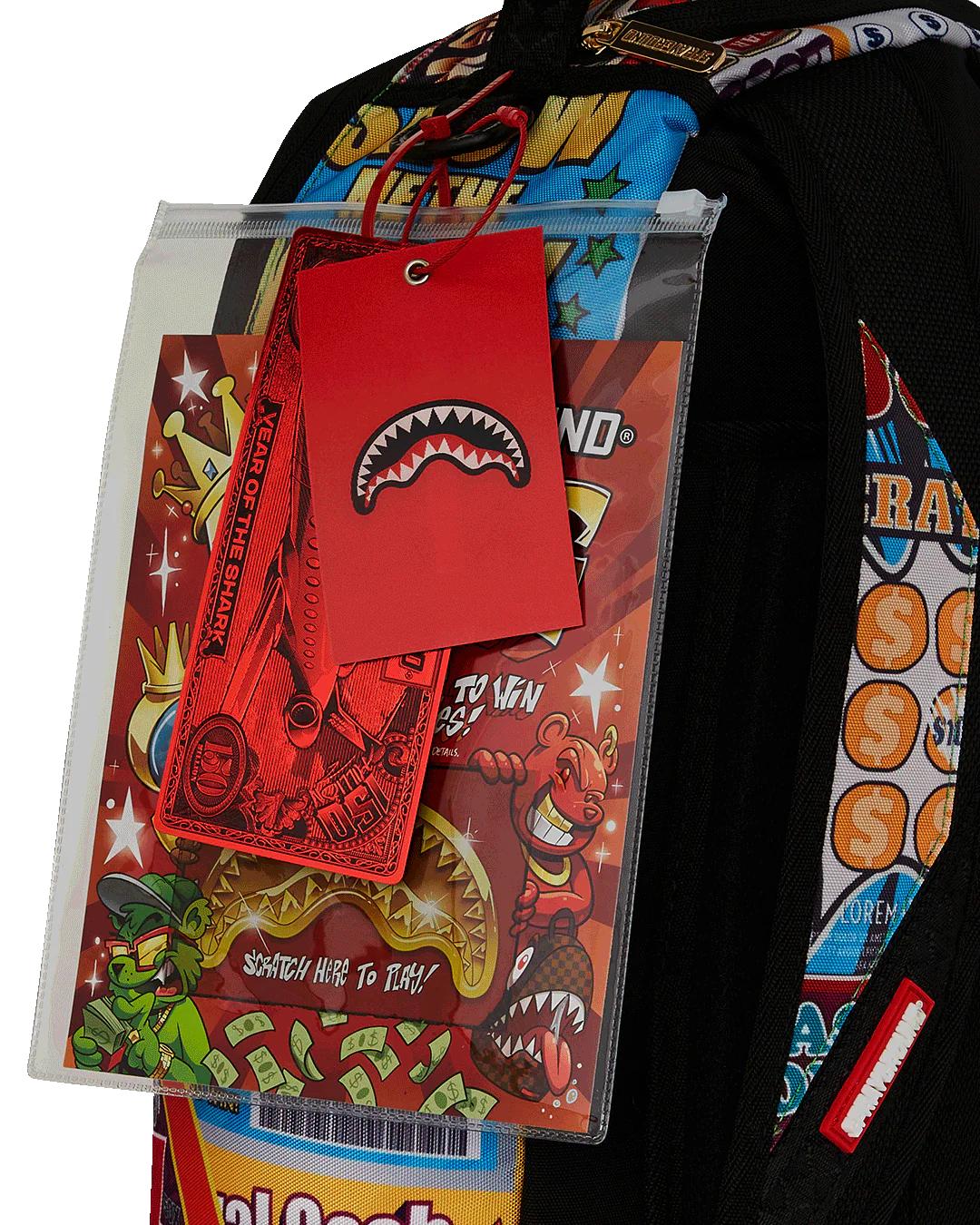 Sprayground Popular | BIG MONEY BIG MONEY BACKPACK (COMES WITH SCRATCH OFF PLAYING CARD)