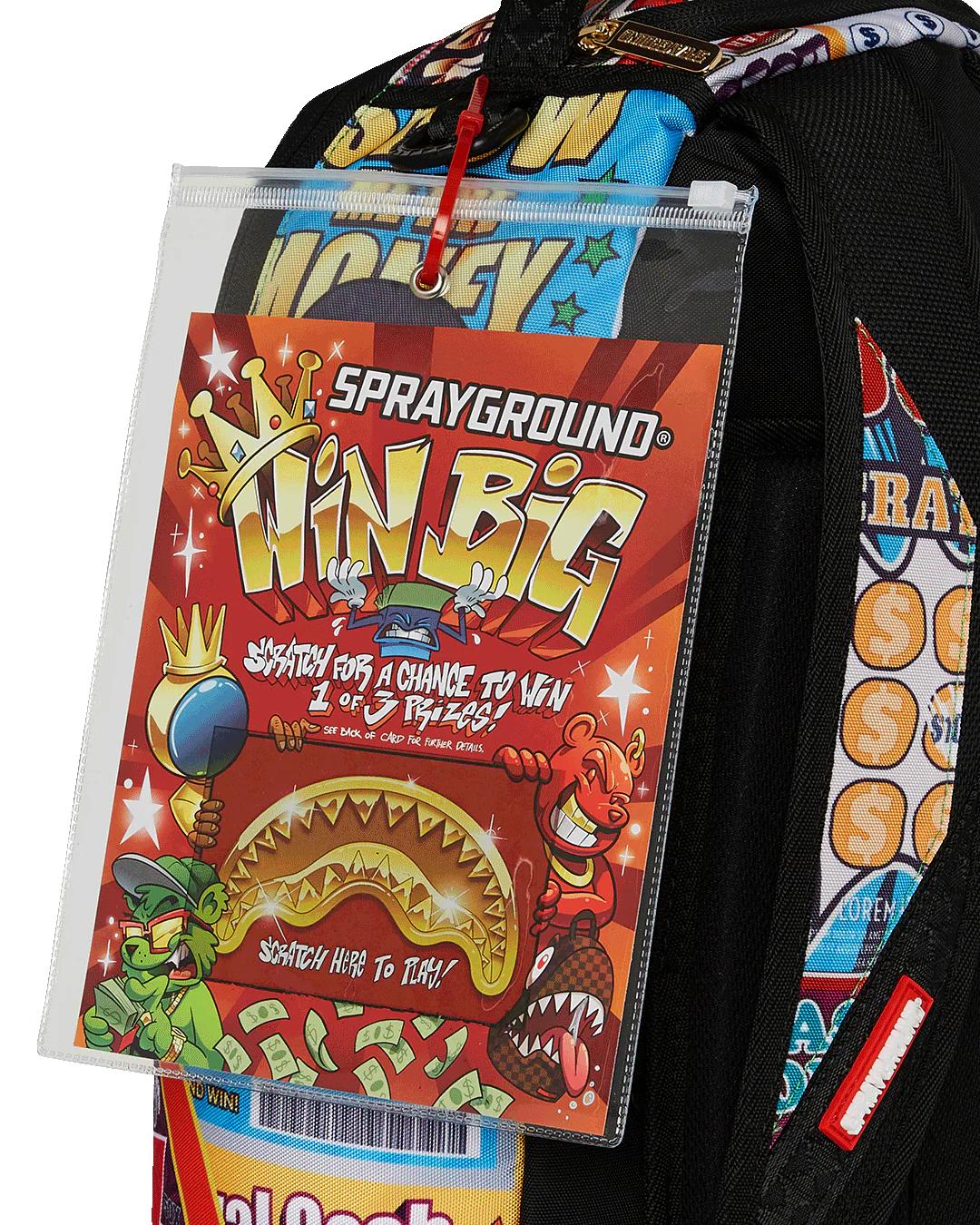 Sprayground Popular | BIG MONEY BIG MONEY BACKPACK (COMES WITH SCRATCH OFF PLAYING CARD)