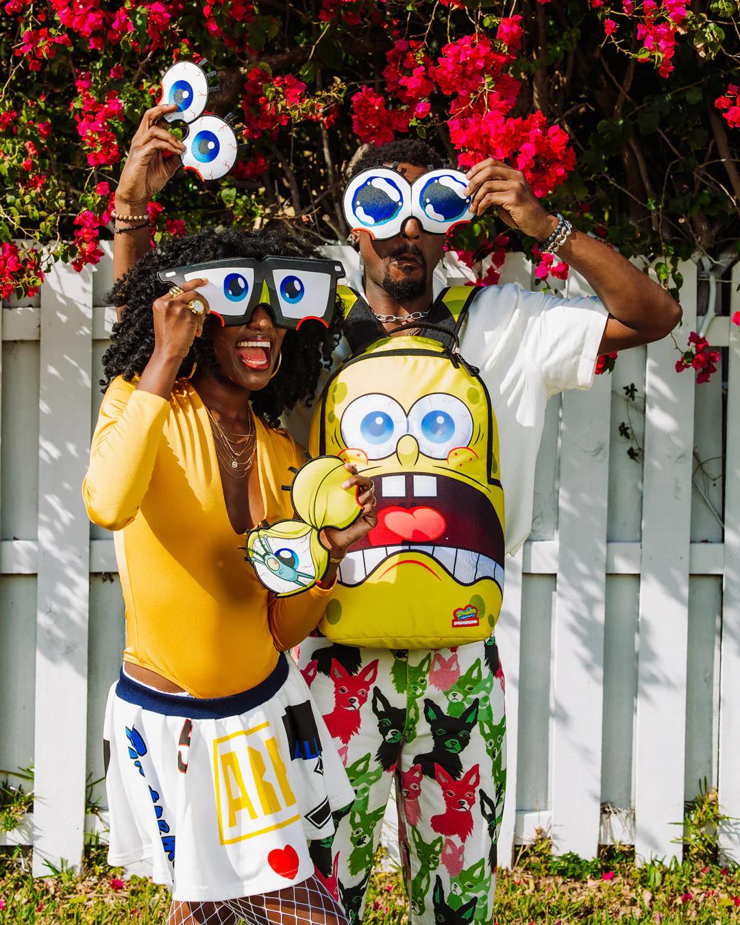 Sprayground Essential | SPONGEBOB EYE POP REMOVABLE EYES BACKPACK