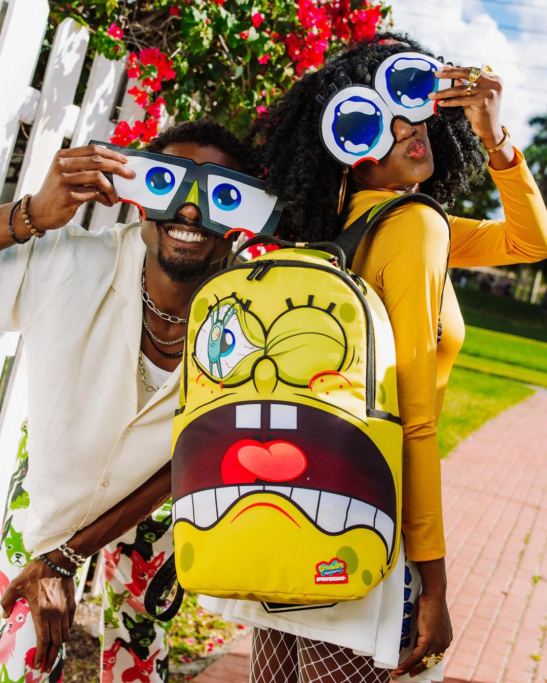 Sprayground Essential | SPONGEBOB EYE POP REMOVABLE EYES BACKPACK