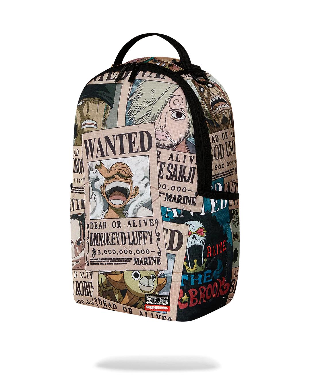Sprayground Featured | ONE PIECE WANTED SHARK POSTERS BACKPACK