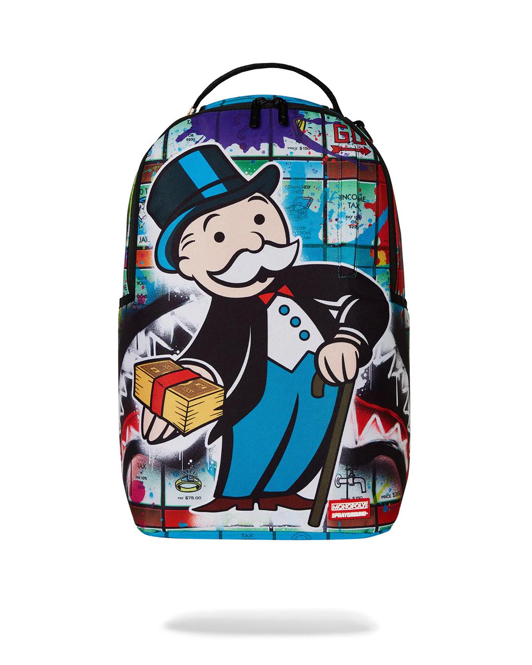 Sprayground Recommended | MONOPOLY MONEY MOVES BACKPACK
