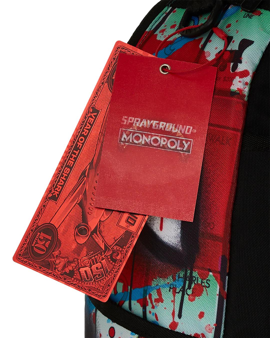Sprayground Recommended | MONOPOLY MONEY MOVES BACKPACK