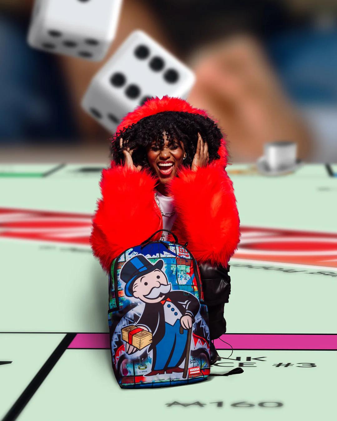 Sprayground Recommended | MONOPOLY MONEY MOVES BACKPACK