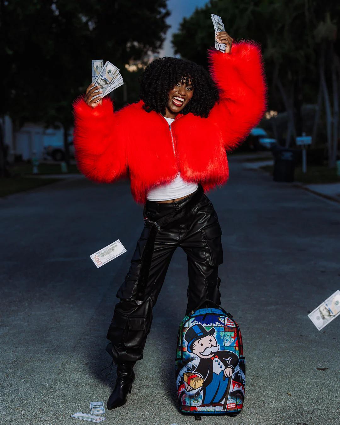Sprayground Recommended | MONOPOLY MONEY MOVES BACKPACK