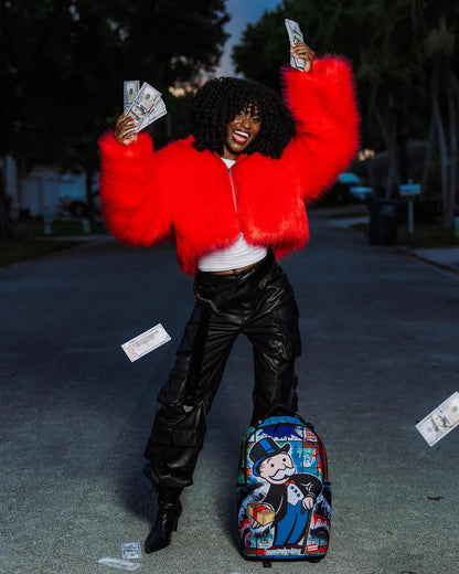 Sprayground Recommended | MONOPOLY MONEY MOVES BACKPACK