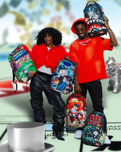 Sprayground Recommended | MONOPOLY MONEY MOVES BACKPACK