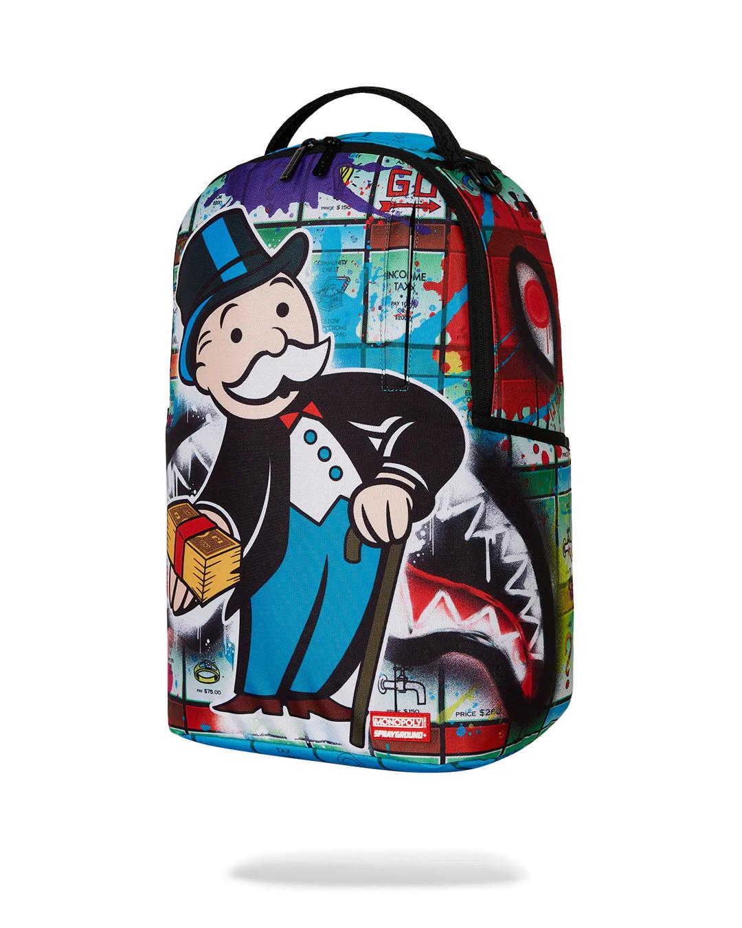 Sprayground Recommended | MONOPOLY MONEY MOVES BACKPACK