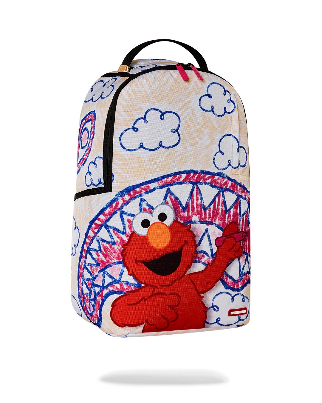 Sprayground Signature | ELMO'S WORLD SHARK SKETCH BACKPACK