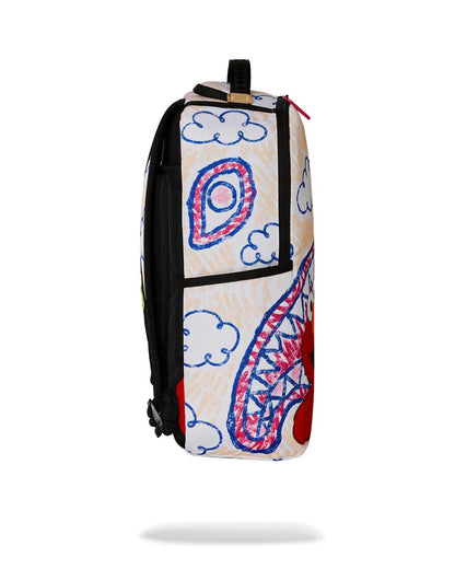 Sprayground Signature | ELMO'S WORLD SHARK SKETCH BACKPACK