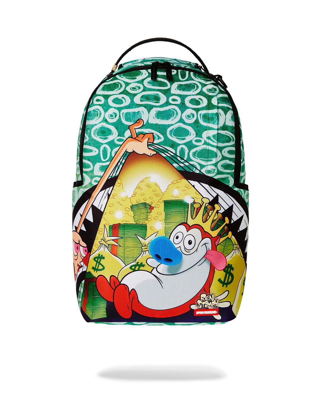 Sprayground New | REN & STIMPY HIDDEN GOLD MINE DLXR BACKPACK