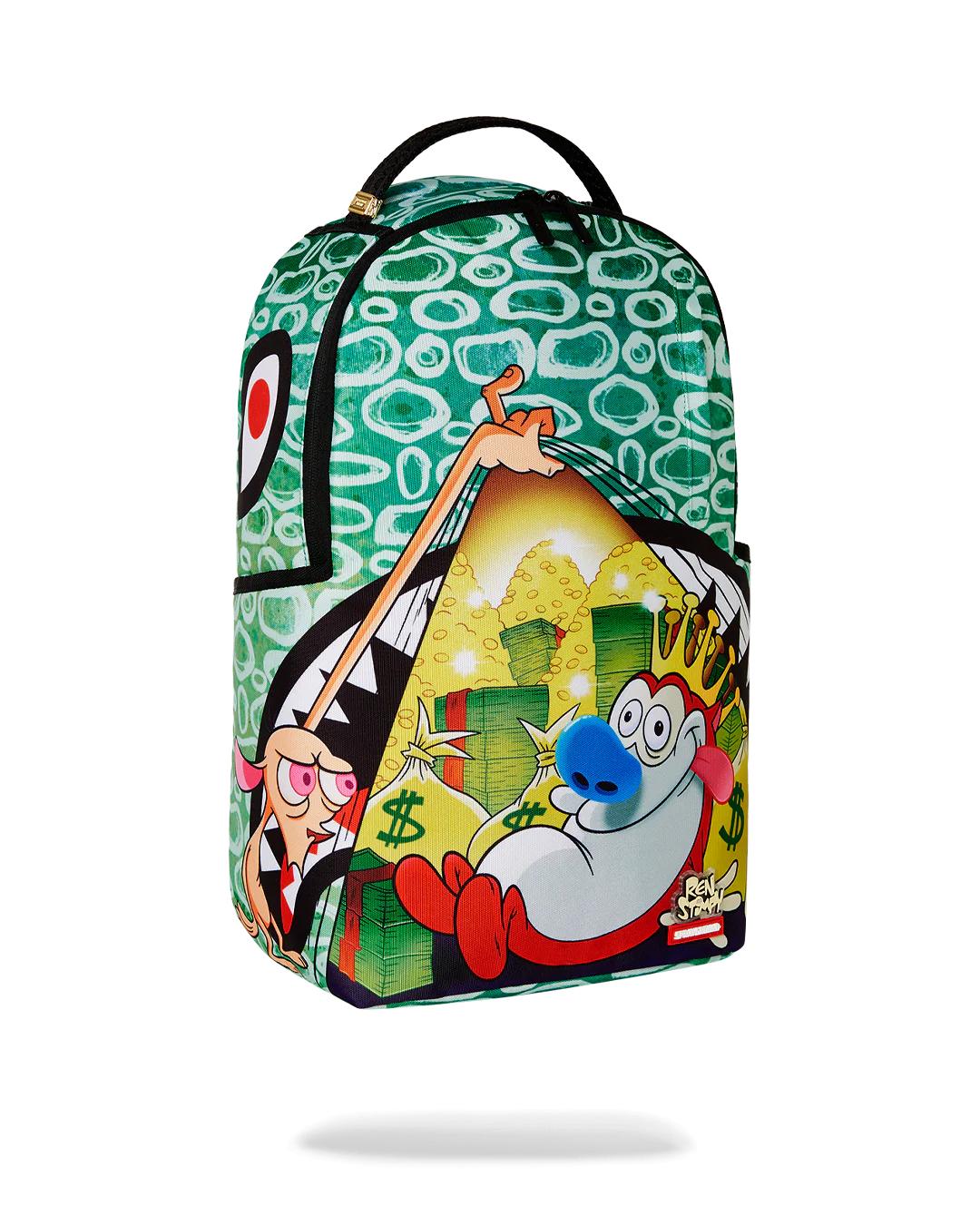 Sprayground New | REN & STIMPY HIDDEN GOLD MINE DLXR BACKPACK