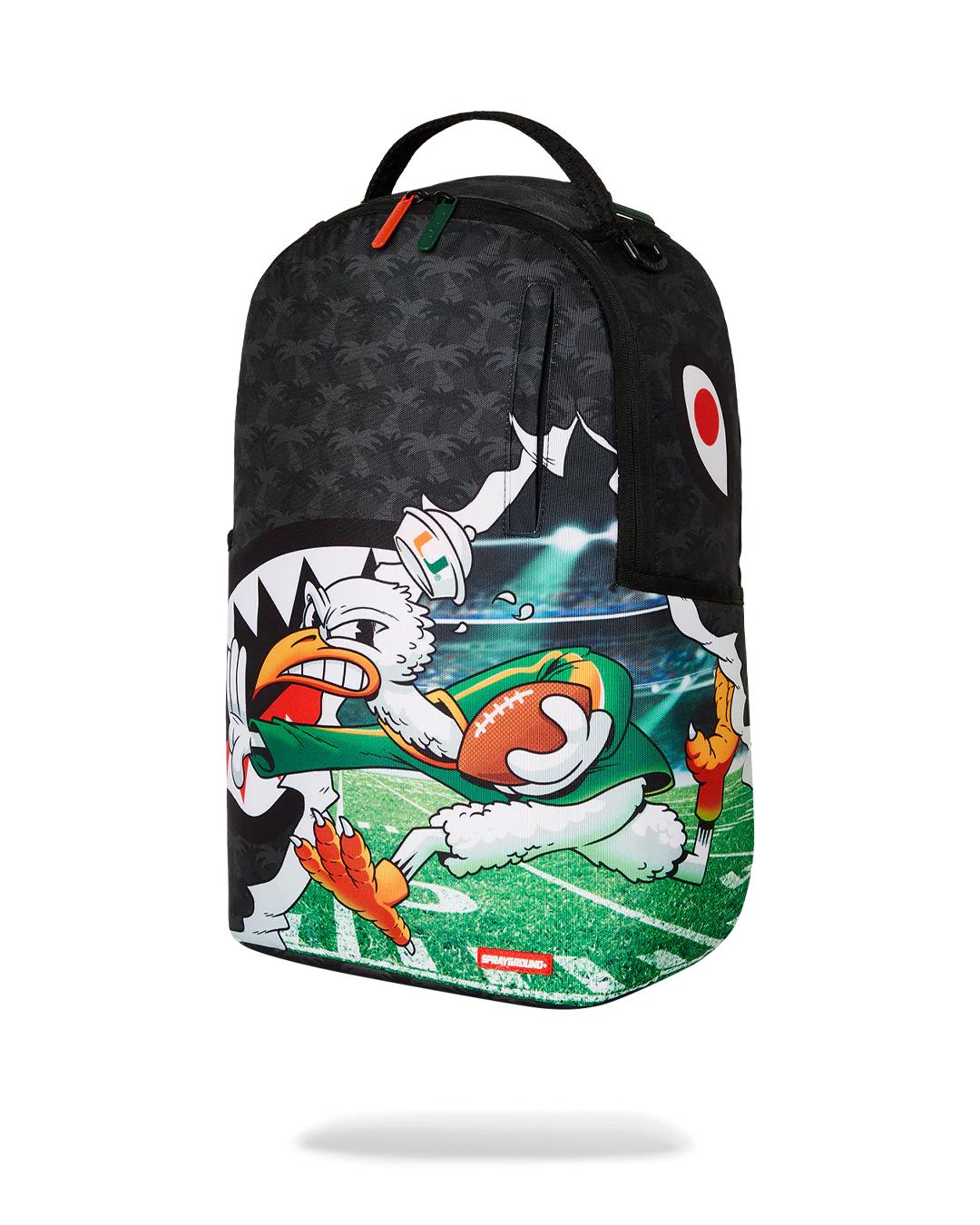 Sprayground Featured | UNIVERSITY OF MIAMI TOUCHDOWN BACKPACK