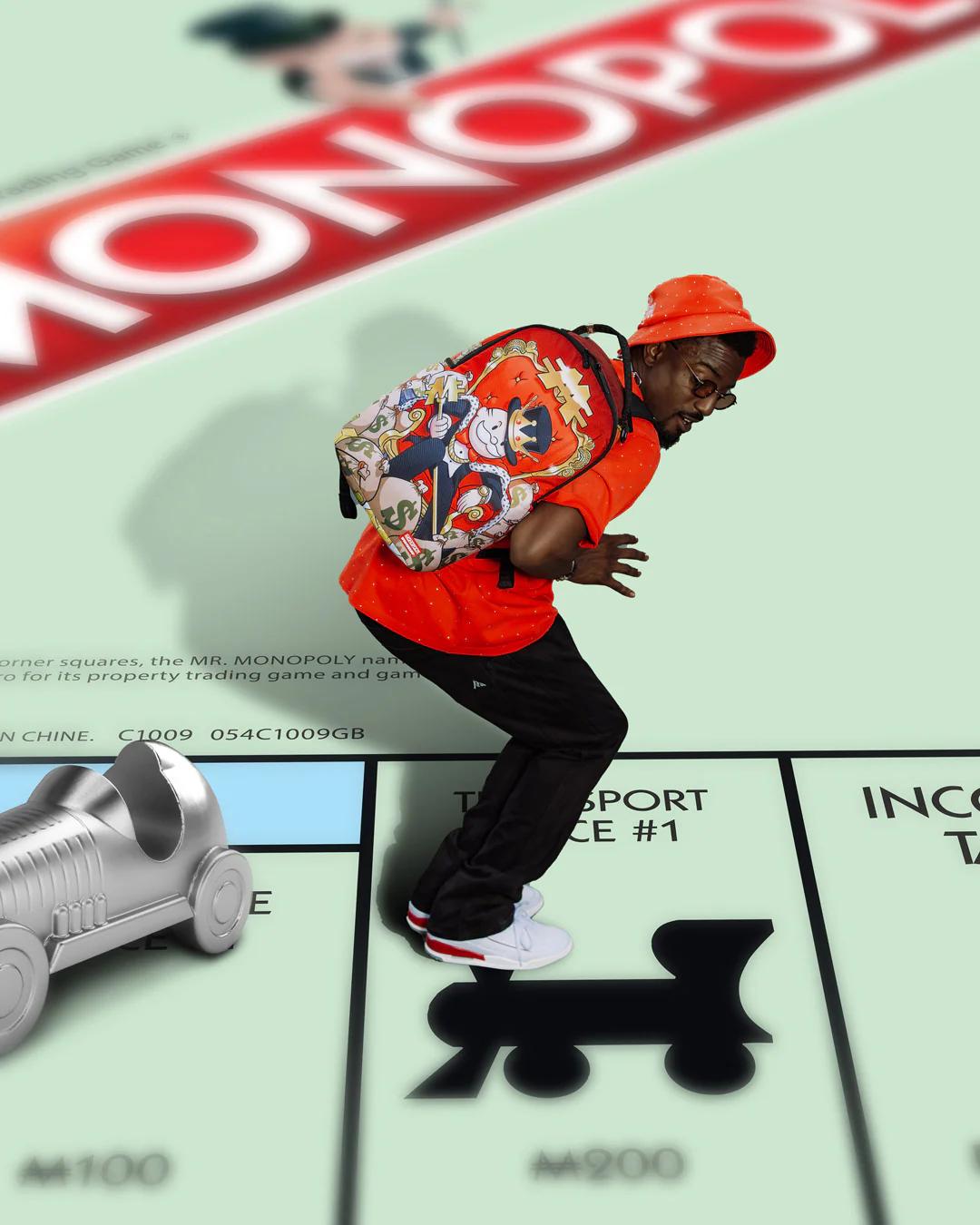 Sprayground Trending | MONOPOLY GOLD EMPIRE THRONE BACKPACK
