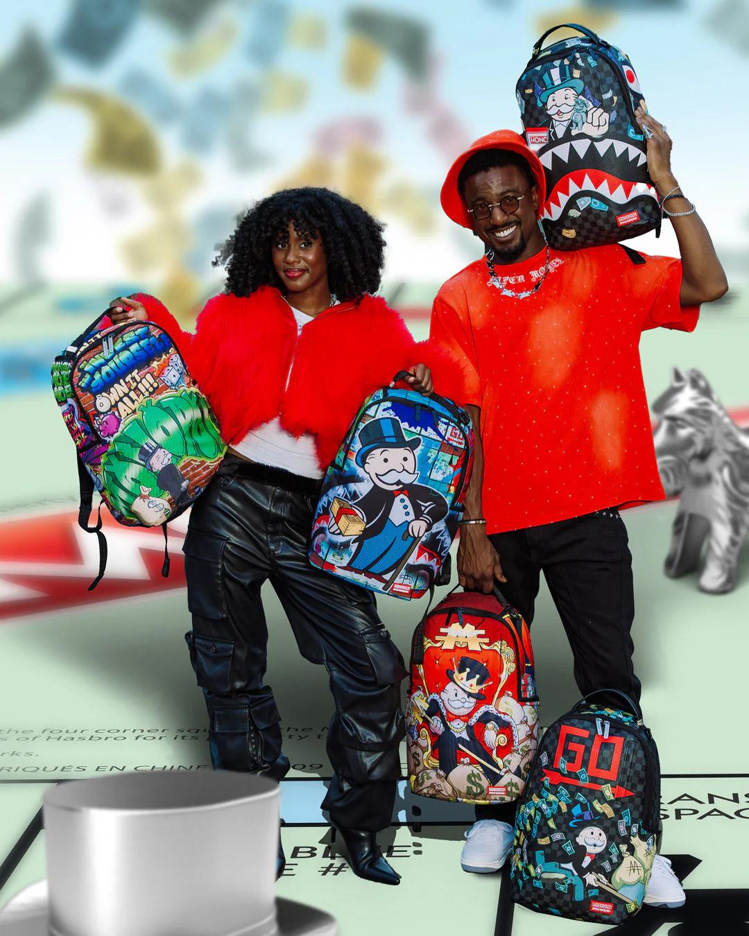 Sprayground Trending | MONOPOLY GOLD EMPIRE THRONE BACKPACK
