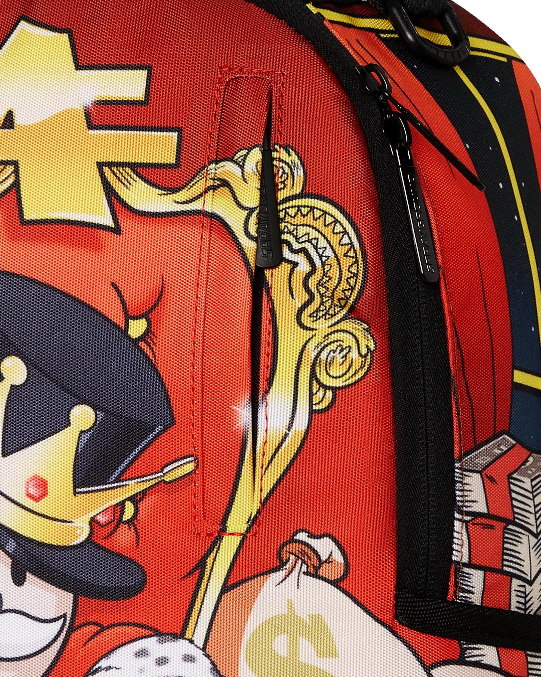 Sprayground Trending | MONOPOLY GOLD EMPIRE THRONE BACKPACK