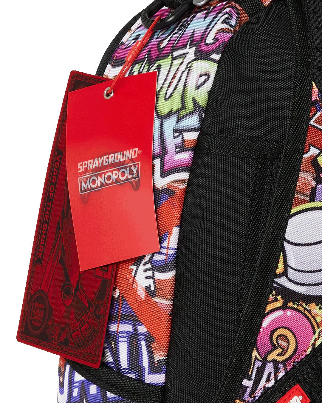Sprayground Exclusive | MONOPOLY GRAFFITI GOLD RUSH DLXR BACKPACK