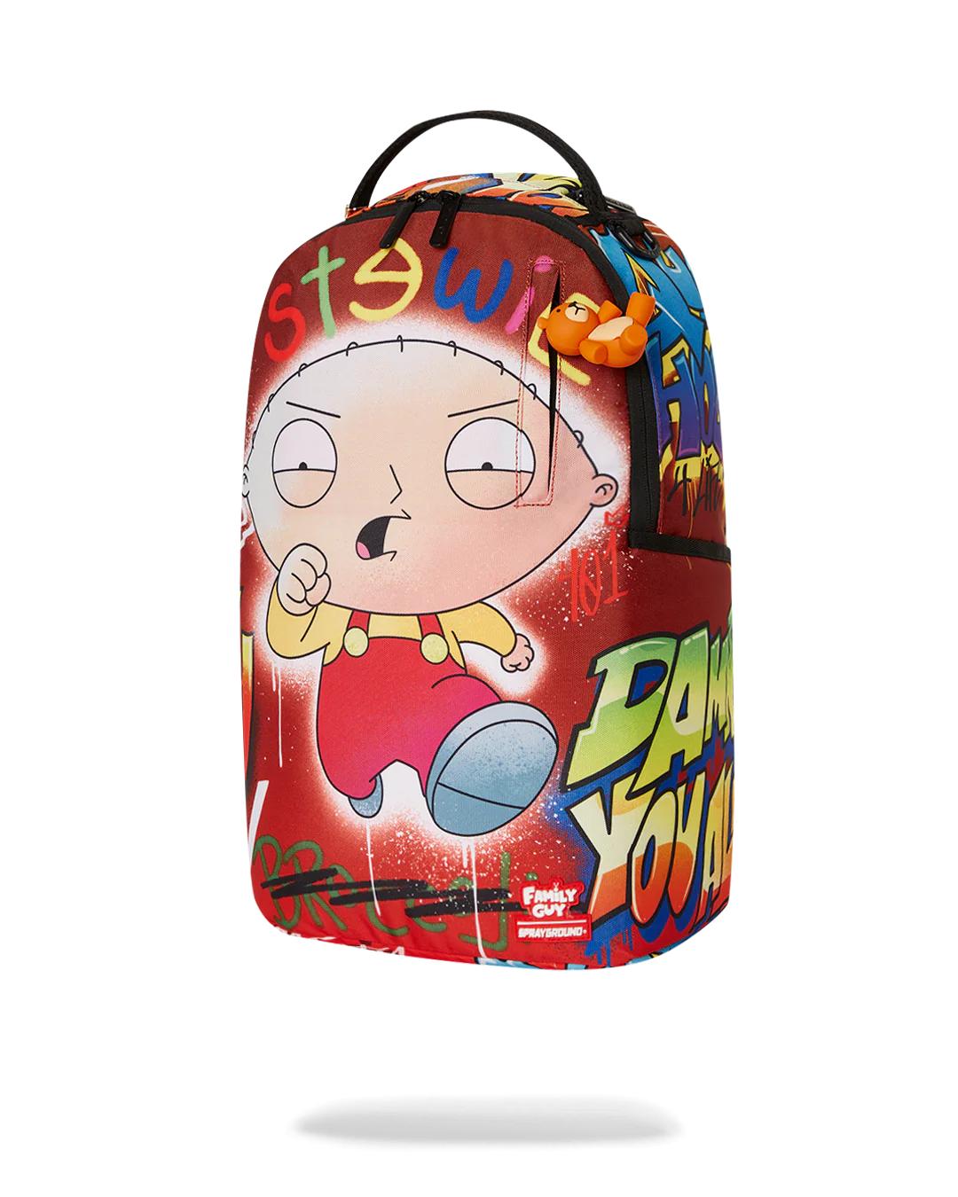 Sprayground Signature | FAMILY GUY STEWIE ON THE RUN DLXR BACKPACK