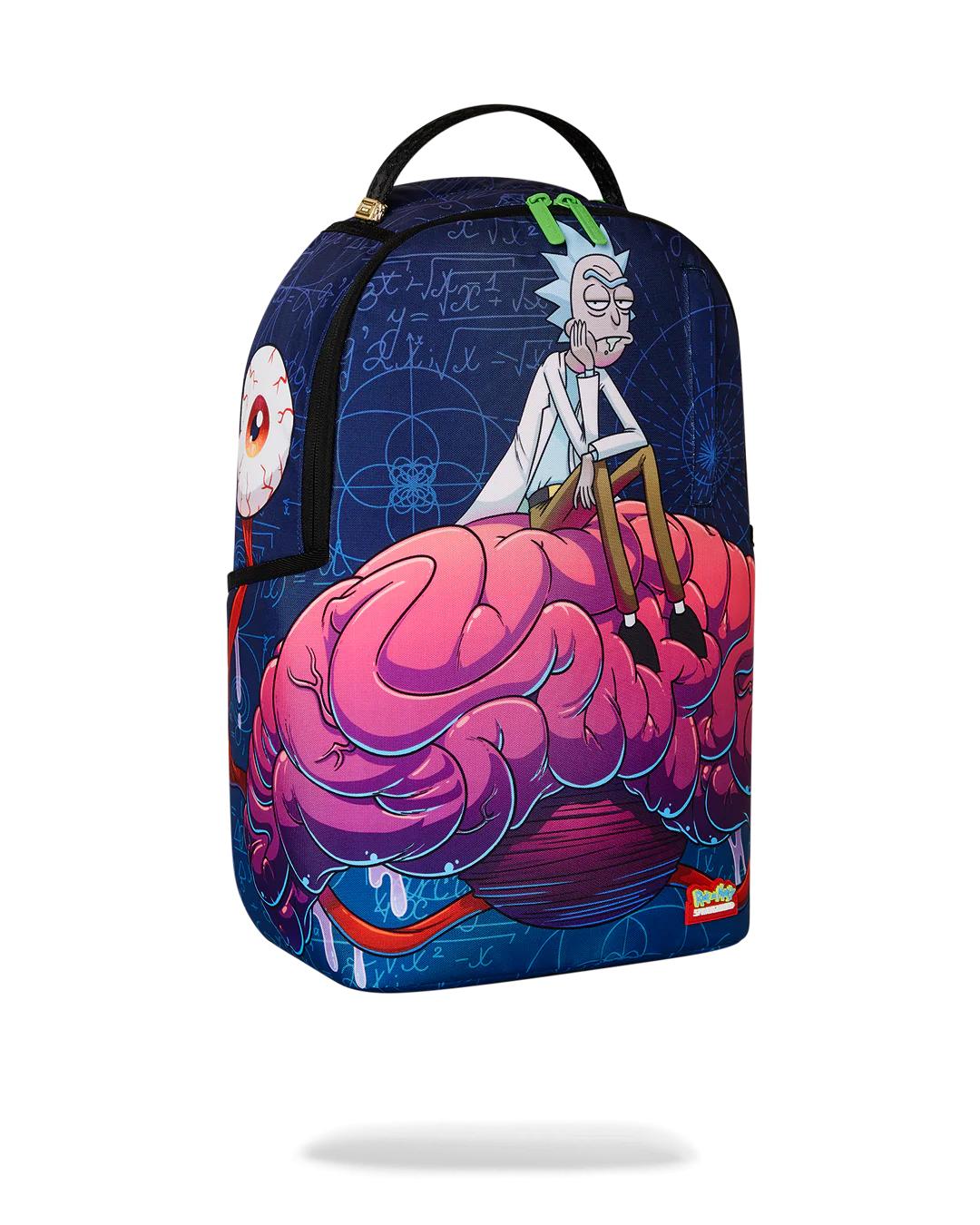 Sprayground Classic | RICK AND MORTY BRAIN SHARK DLXR BACKPACK