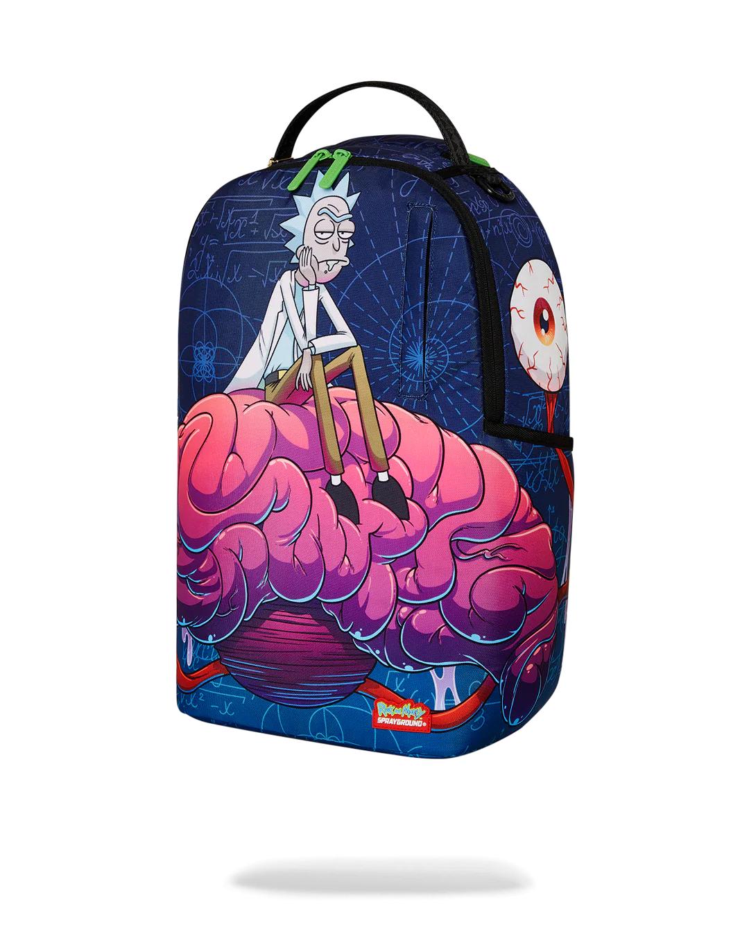 Sprayground Classic | RICK AND MORTY BRAIN SHARK DLXR BACKPACK