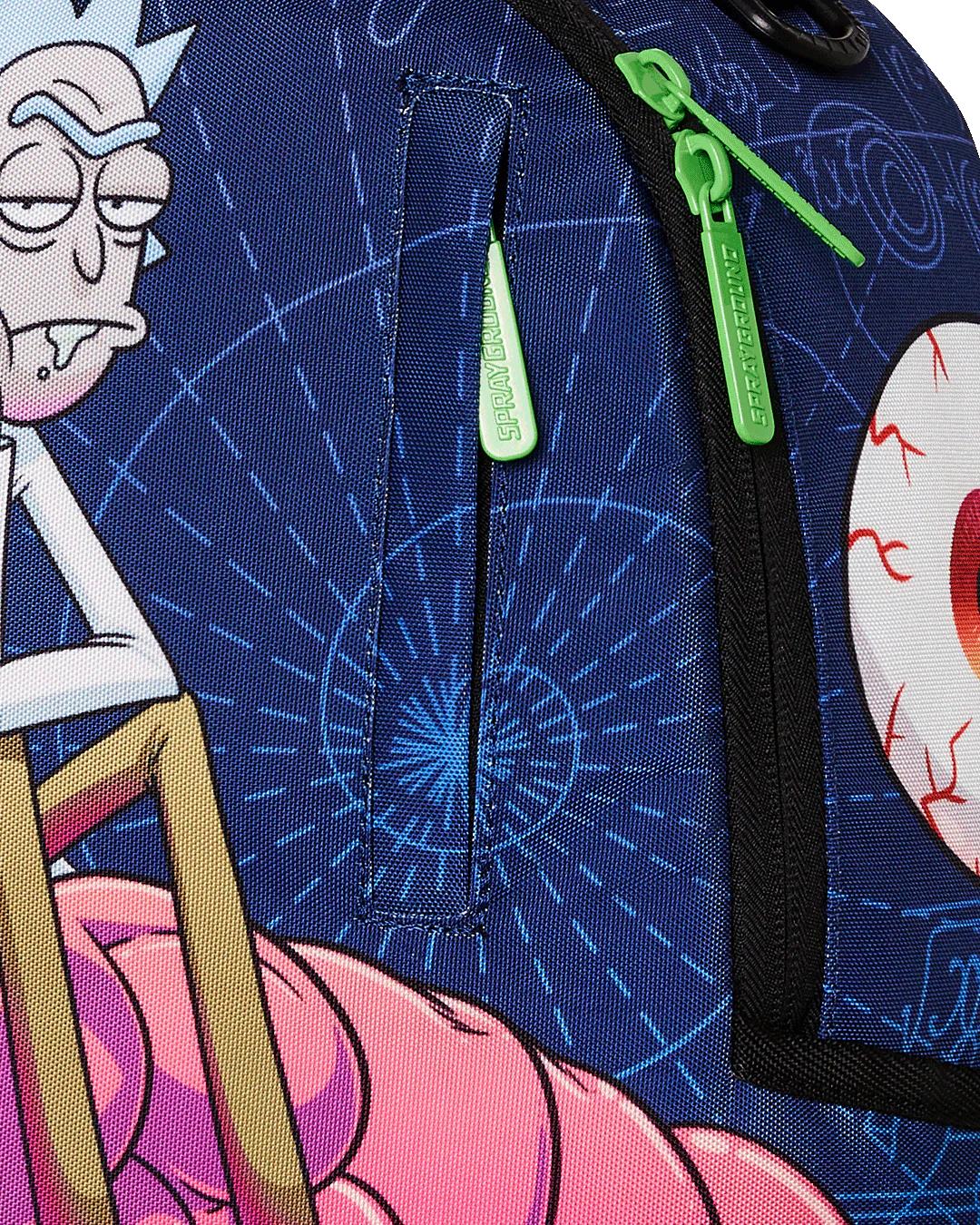 Sprayground Classic | RICK AND MORTY BRAIN SHARK DLXR BACKPACK