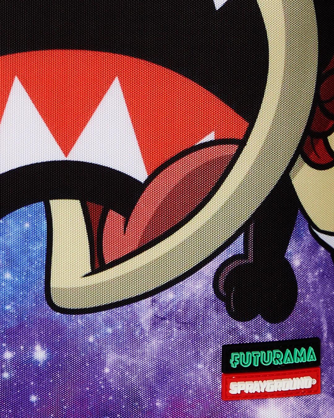 Sprayground Best Seller | FUTURAMA NIBBLER EAT SHARK DLXR BACKPACK