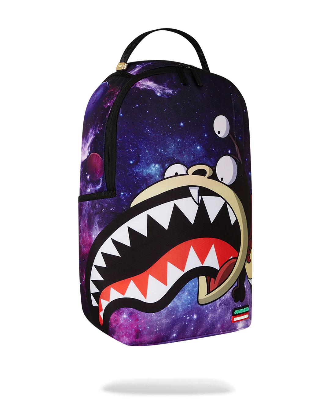 Sprayground Best Seller | FUTURAMA NIBBLER EAT SHARK DLXR BACKPACK
