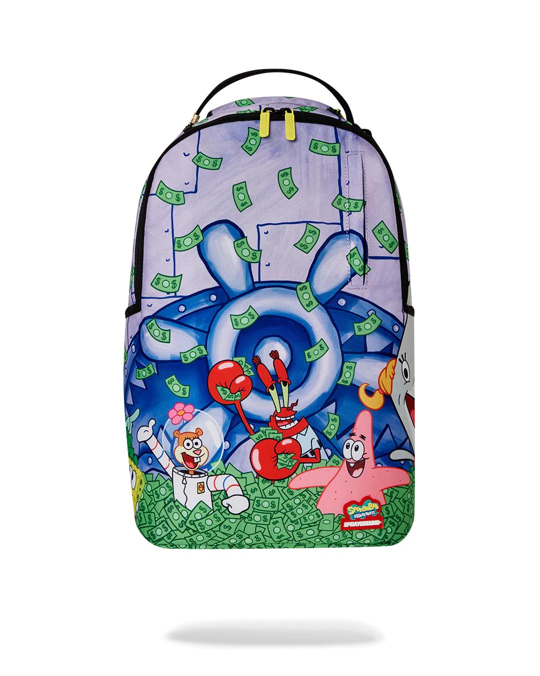 Sprayground Signature | SPONGEBOB CREW MONEY BATH DLXR BACKPACK