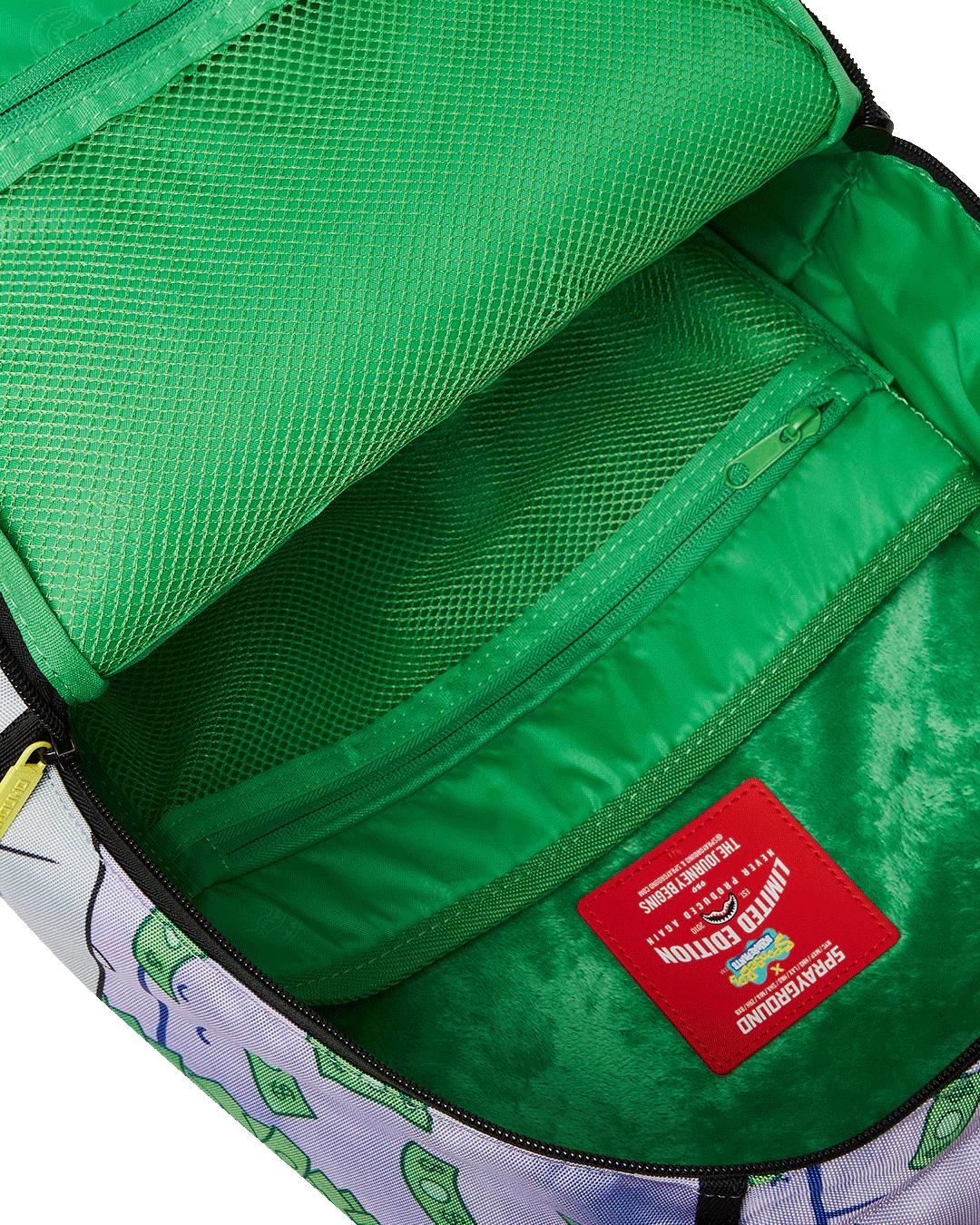 Sprayground Signature | SPONGEBOB CREW MONEY BATH DLXR BACKPACK