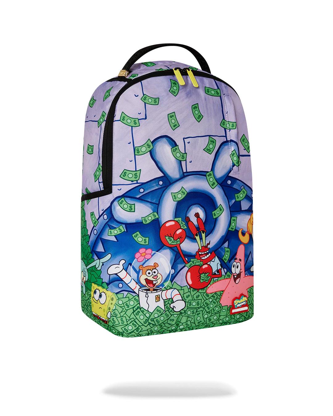 Sprayground Signature | SPONGEBOB CREW MONEY BATH DLXR BACKPACK