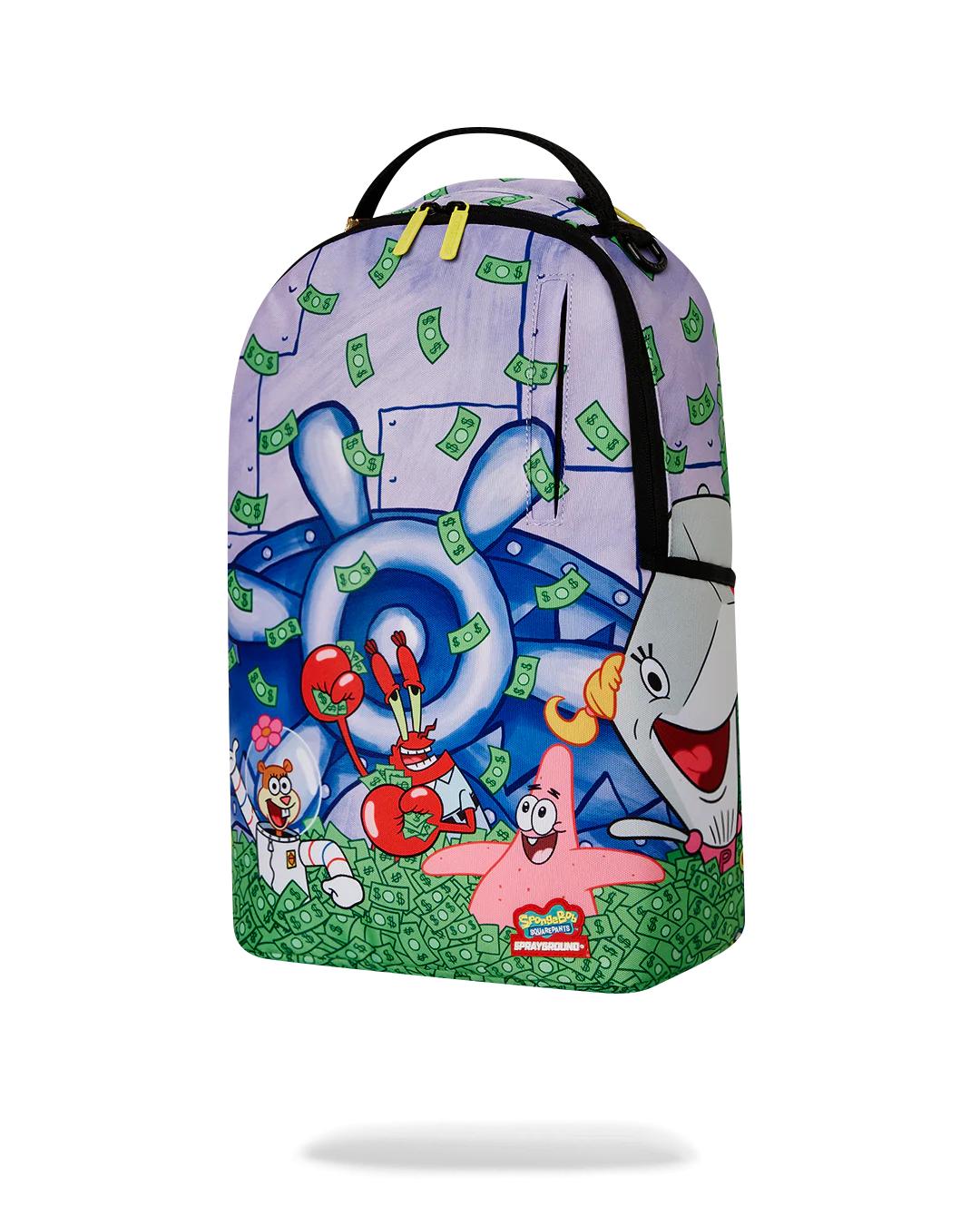 Sprayground Signature | SPONGEBOB CREW MONEY BATH DLXR BACKPACK